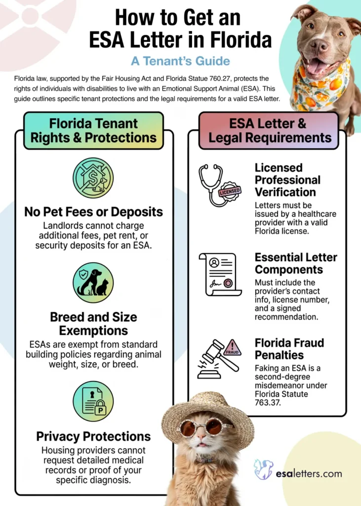 How to get an ESA Letter in Florida