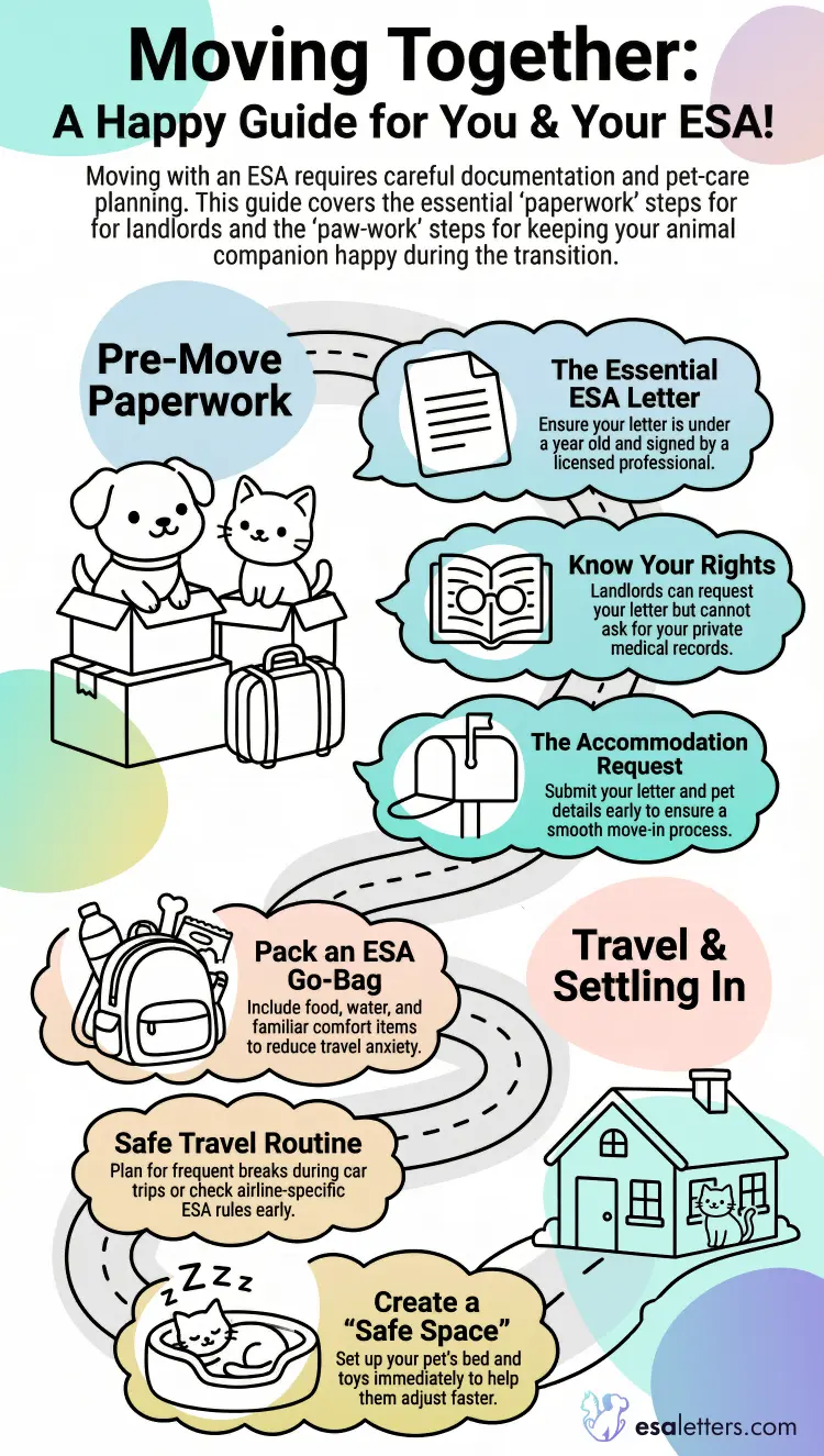 Moving Together: A Happy Guide for You and Your ESA